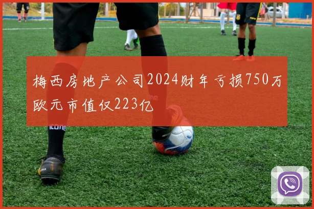 梅西房地产公司2024财年亏损750万欧元市值仅223亿